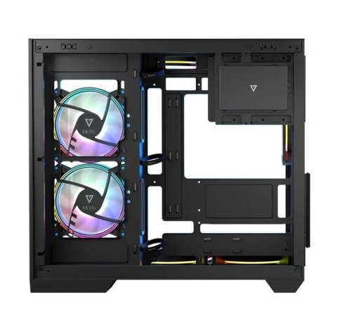 Obudowa komputerowa MODECOM Volcano Panorama APEX ARGB 3F MIDI szara