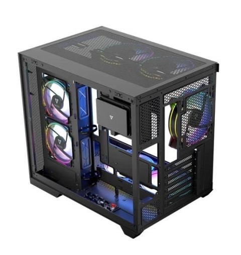 Obudowa komputerowa MODECOM Volcano Panorama APEX ARGB 3F MIDI szara