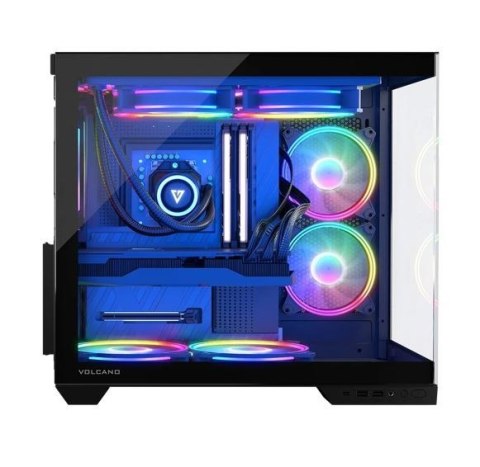 Obudowa komputerowa MODECOM Volcano Panorama APEX ARGB 3F MIDI szara