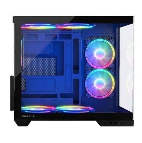 Obudowa komputerowa MODECOM Volcano Panorama APEX ARGB 3F MIDI szara