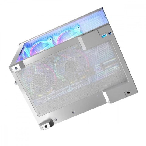 Obudowa komputerowa MODECOM Volcano Panorama APEX ARGB 7F MIDI biała