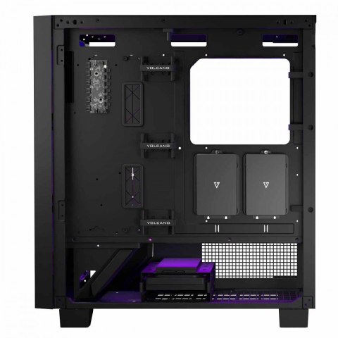 Obudowa komputerowa Volcano Perun Apex ARGB Midi czarna nowoczesna