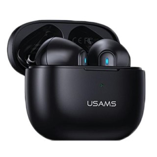 Słuchawki Bluetooth USAMS TWS 5.2 NX10 Series czarne z mikrofonem