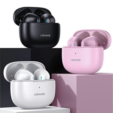Słuchawki Bluetooth USAMS TWS 5.2 NX10 Series czarne z mikrofonem