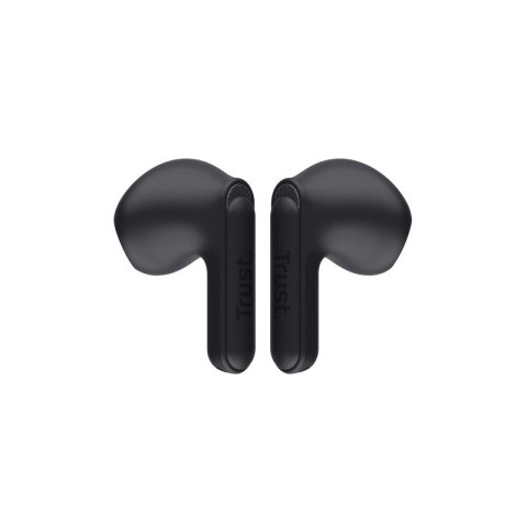 Słuchawki earbuds Trust Yavi Bluetooth ENC czarne bezprzewodowe z mikrofonem