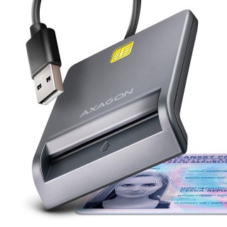 Czytnik kart AXAGON CRE-SM3T USB kompaktowy z 1,3m kablem