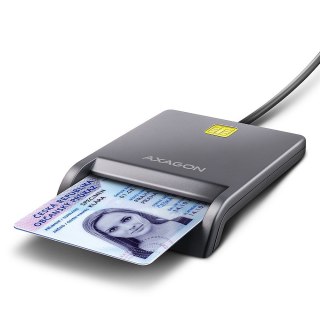 Czytnik kart AXAGON CRE-SM3T USB kompaktowy z 1,3m kablem