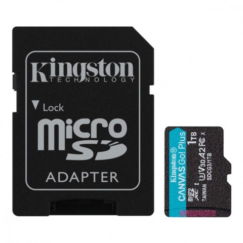 Karta microSD Kingston Canvas Go Plus 1TB 170MB/s z adapterem SD
