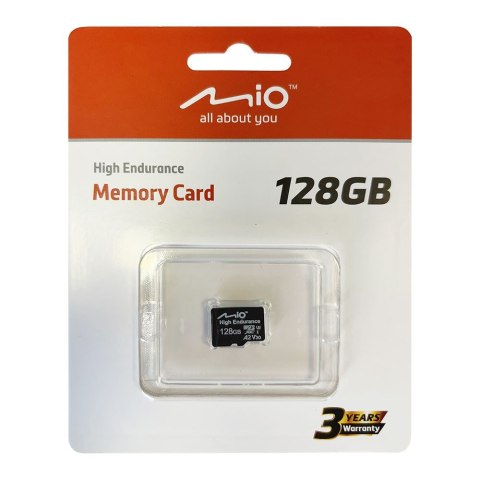 Karta pamięci MIO High Endurance microSD 128GB A2 U3 V30 szybka wytrzymała