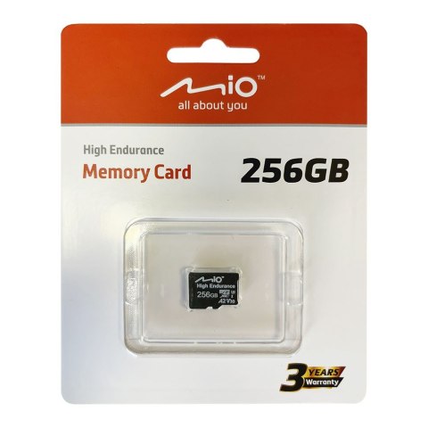 Karta pamięci MIO MicroSD 256GB High Endurance wytrzymała do kamer