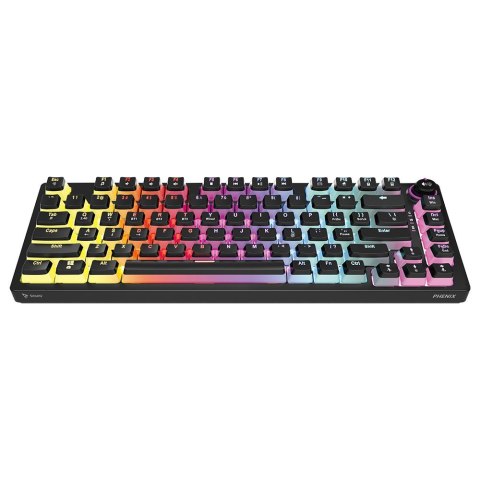 Klawiatura mechaniczna bezprzewodowa Savio PHENIX Gateron Yellow Pro