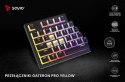 Klawiatura mechaniczna bezprzewodowa Savio PHENIX Gateron Yellow Pro
