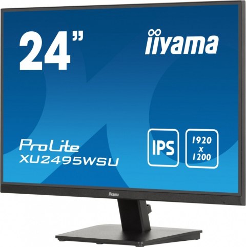 Monitor IIYAMA ProLite XU2495WSU-B7 24 cale IPS 16:10 300cd matowy FlickerFree