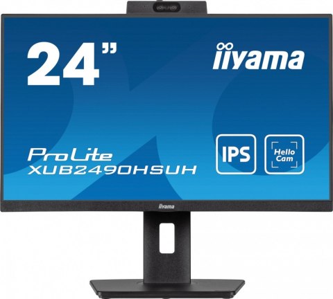 Monitor IIYAMA ProLite XUB2490HSUH-B1 24 IPS FHD z kamerą mikrofonem