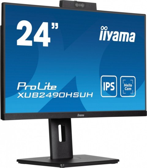 Monitor IIYAMA ProLite XUB2490HSUH-B1 24 IPS FHD z kamerą mikrofonem
