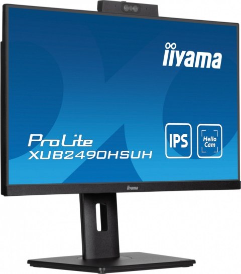 Monitor IIYAMA ProLite XUB2490HSUH-B1 24 IPS FHD z kamerą mikrofonem