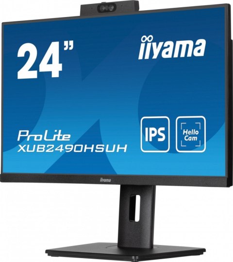 Monitor IIYAMA ProLite XUB2490HSUH-B1 24 IPS FHD z kamerą mikrofonem