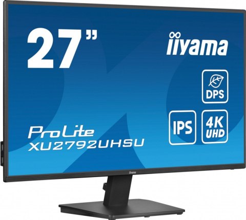 Monitor IIYAMA ProLite XU2792UHSU-B6 27 4K IPS z USB-C Power delivery
