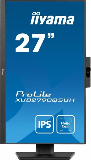 Monitor IIYAMA ProLite XUB2790QSUH-B1 27 QHD IPS z kamerą i mikrofonem