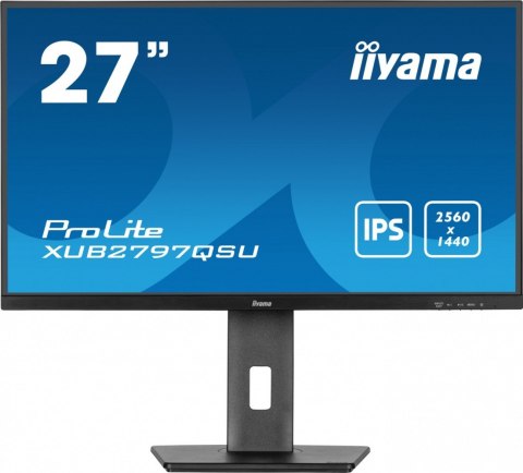 Monitor IIYAMA ProLite XUB2797QSU-B1 27 QHD IPS 100Hz ergonomiczną podstawą