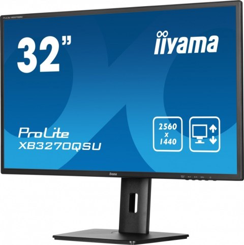 Monitor IIYAMA ProLite XB3270QSU-B1 32 cale IPS WQHD 100Hz regulowany