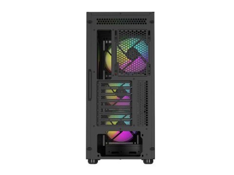 Obudowa Genesis Diaxid 605 ARGB MIDI TOWER USB-C czarna elegancka