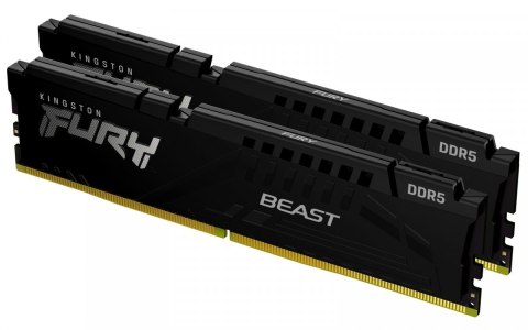 Pamięć DDR5 Kingston Fury Beast 16GB 6000MHz CL30 czarna