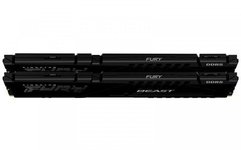 Pamięć Kingston DDR5 Fury Beast 32GB 6400 CL32 czarna z radiatorami