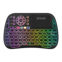 Podświetlana klawiatura bezprzewodowa Savio KW-04 RGB Bluetooth 2.4 GHz
