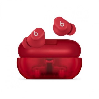 Słuchawki Beats Solo Buds przezroczysta czerwień bezprzewodowe douszne z Bluetooth
