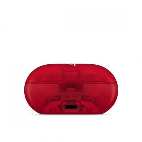 Słuchawki Beats Solo Buds przezroczysta czerwień bezprzewodowe douszne z Bluetooth