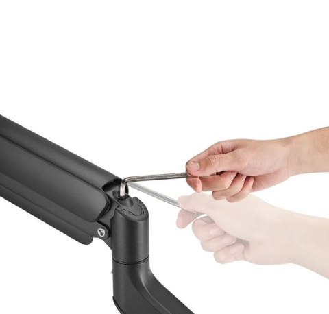 Uchwyt biurkowy Neomounts DS70PLUS-450BL1 do monitorów 17-49 cali czarny