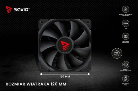 Chłodzenie CPU FROST X2 wydajne powietrzne dla TDP 125W