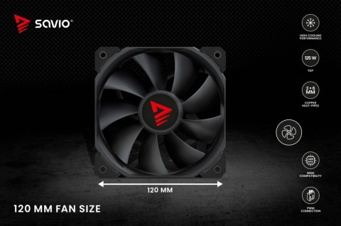 Chłodzenie CPU FROST X2 wydajne powietrzne dla TDP 125W