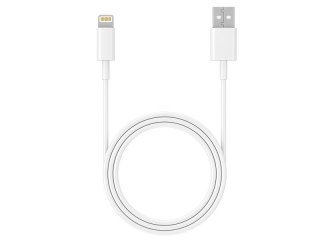 Kabel USB 2.0 iPhone Lightning 1m biały do smartfona