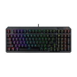 Klawiatura ASUS TUF Gaming K3 Gen II RGB USB IP57 kompaktowa gamingowa czarna
