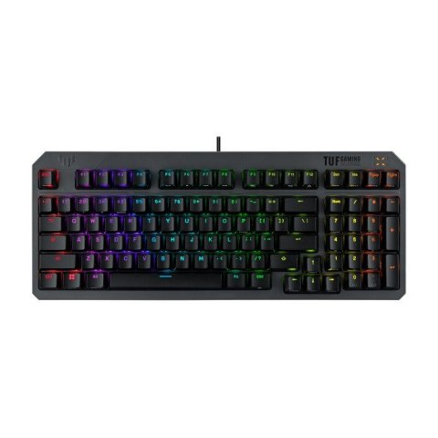 Klawiatura ASUS TUF Gaming K3 Gen II RGB USB IP57 kompaktowa gamingowa czarna
