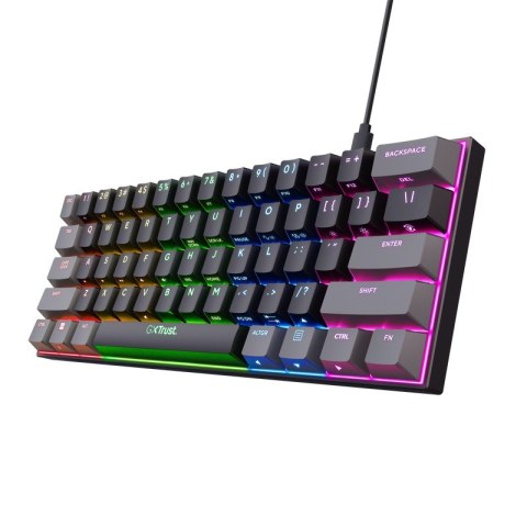 Klawiatura mechaniczna GXT 867 Acira kompaktowa z podświetleniem RGB