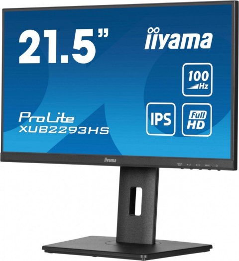 Monitor IIYAMA ProLite XUB2293HS-B6 22 cale IPS FHD z regulacją wysokości