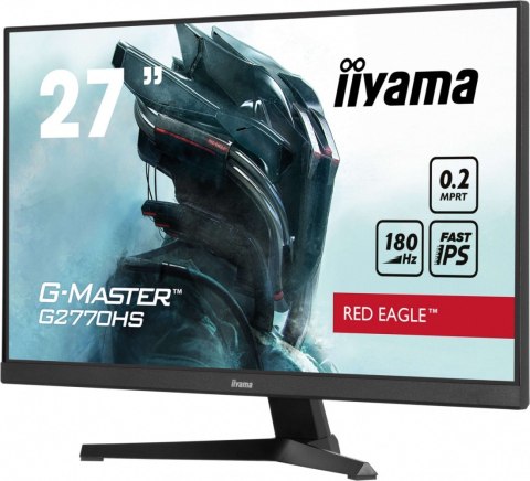Monitor IIYAMA G-MASTER G2770HS-B1 27 cali IPS FHD 180Hz gaming
