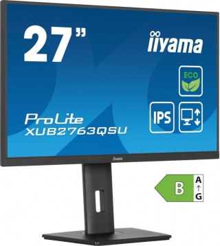 Monitor IIYAMA ProLite XUB2763QSU-B1 27 QHD IPS ergonomicznym 100Hz