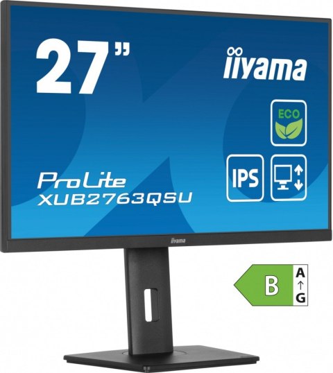 Monitor IIYAMA ProLite XUB2763QSU-B1 27 QHD IPS ergonomicznym 100Hz