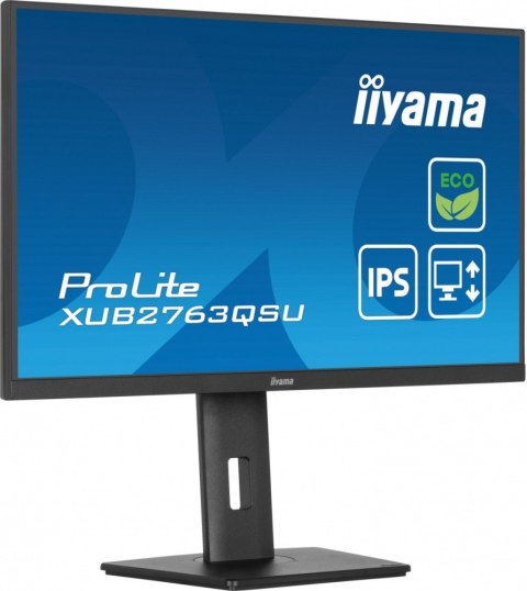 Monitor IIYAMA ProLite XUB2763QSU-B1 27 QHD IPS ergonomicznym 100Hz