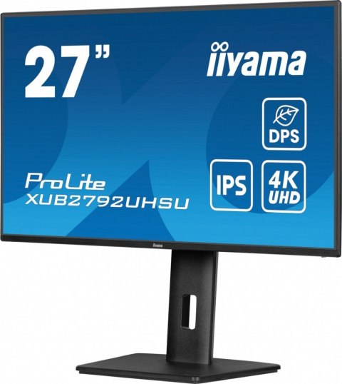 Monitor IIYAMA ProLite XUB2792UHSU-B6 27 4K IPS z regulacją wysokości