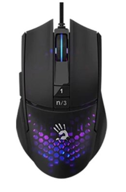 Mysz A4Tech BLOODY L65 MAX RGB lekka gamingowa z optycznym sensorem 12000 DPI