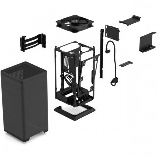 Obudowa Fractal Design Mood czarna mini ITX z wentylatorem 180 mm