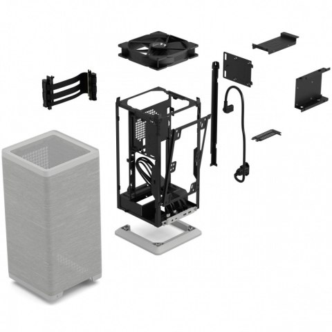 Obudowa Fractal Design Mood jasny szary kompaktowa z wentylatorem 180 mm