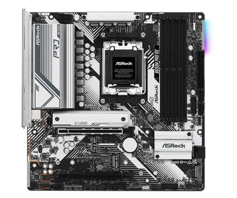 Płyta główna ASRock B650M PRO RS AM5 mATX 4DDR5 HDMI DP solidna i wydajna