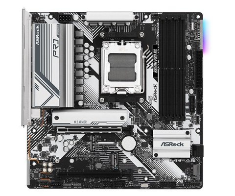 Płyta główna ASRock B650M PRO RS AM5 mATX 4DDR5 HDMI DP solidna i wydajna