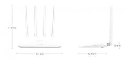 Router Xiaomi AC1200 dwurdzeniowy gigabitowy z 4 antenami
